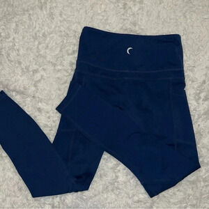 ZYIA Active Leggings Size XS Navy Blue With Pockets